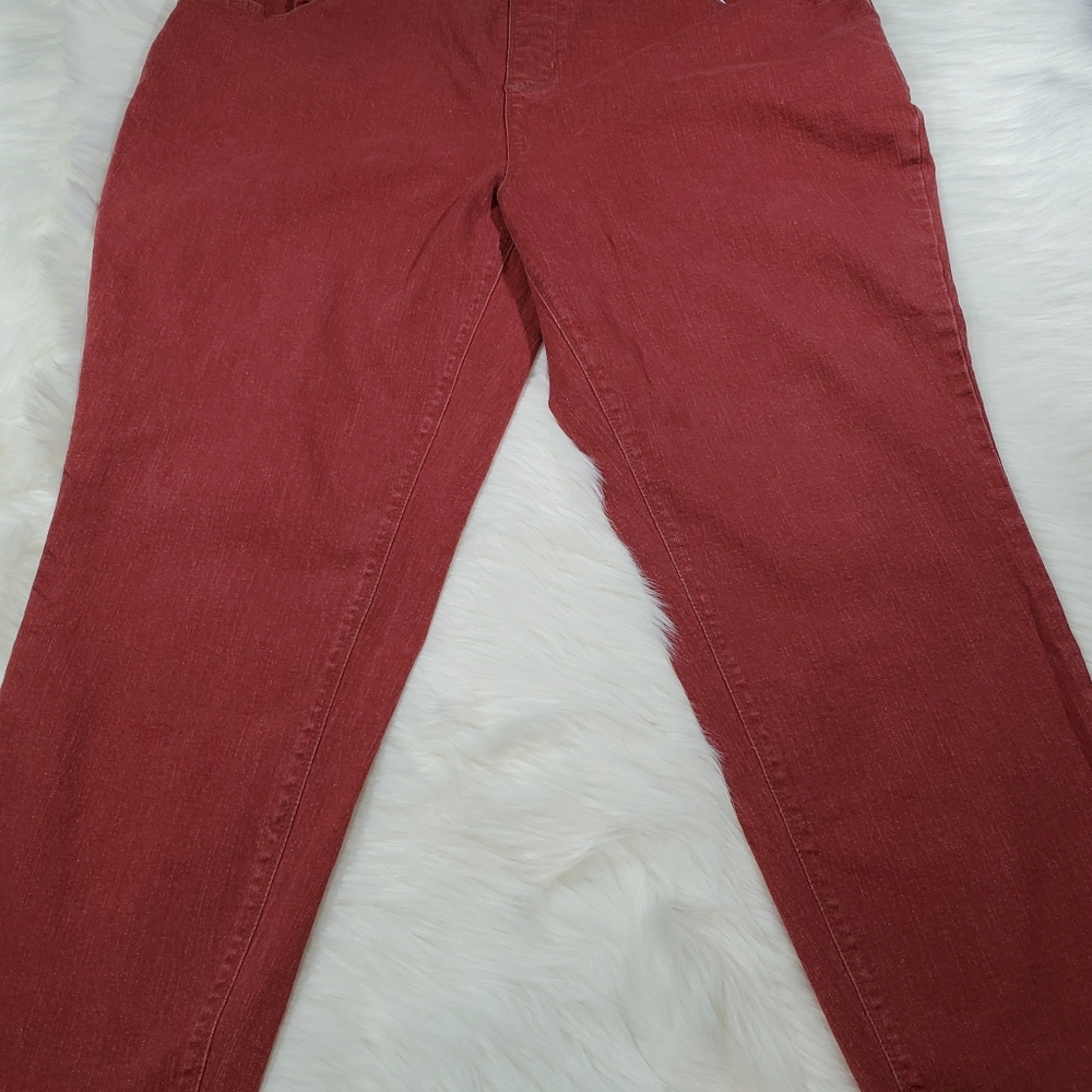 d & co. women's cropped jeans size 22W